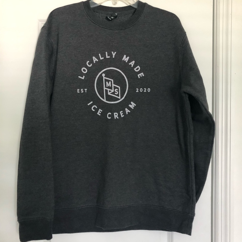 Gray Locally Made Ice Cream Sweatshirt